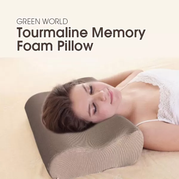 Green World Turmalínový vankúš s pamäťovým efektom